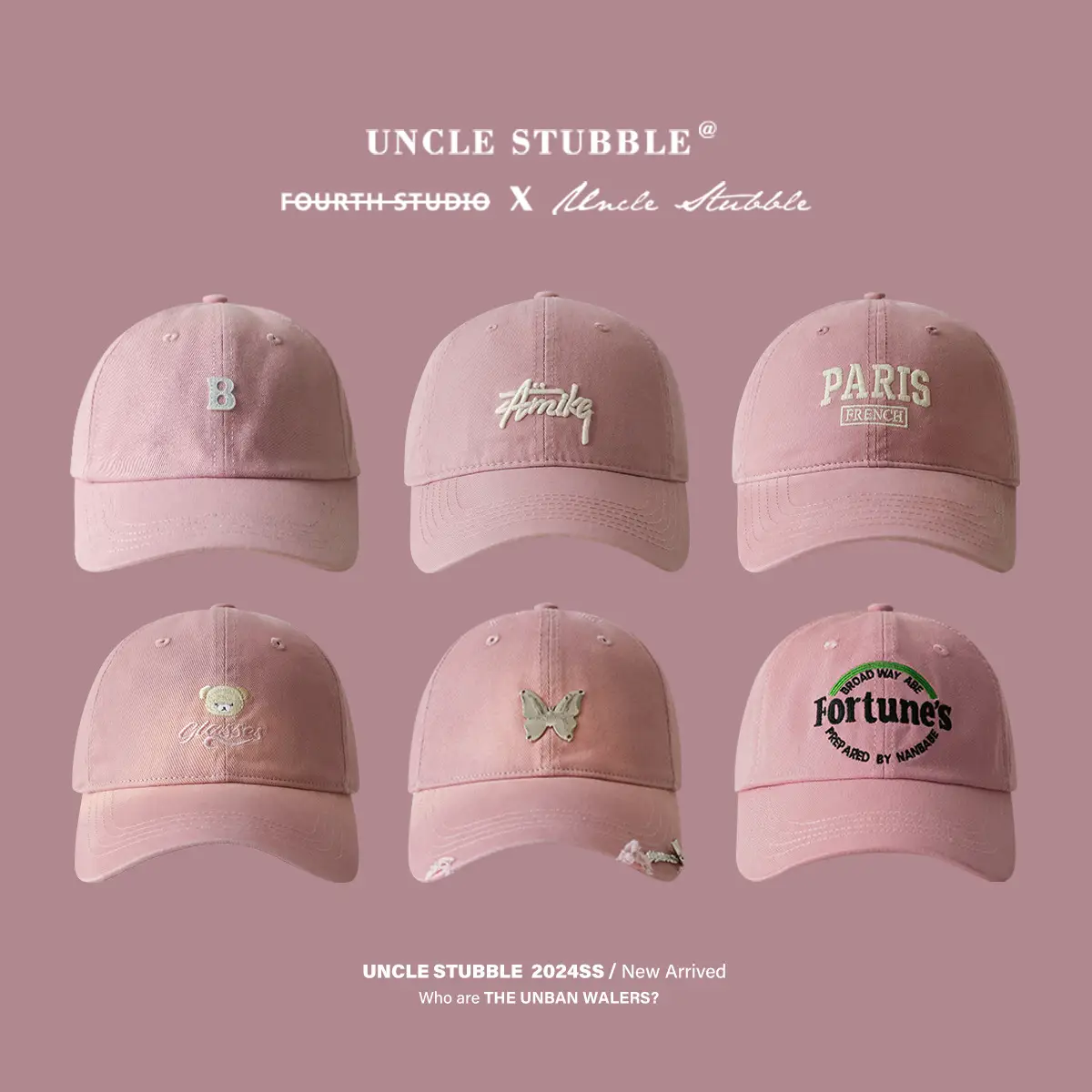 Pink Baseball Cap for Women 2024 New Arrival - Image 16