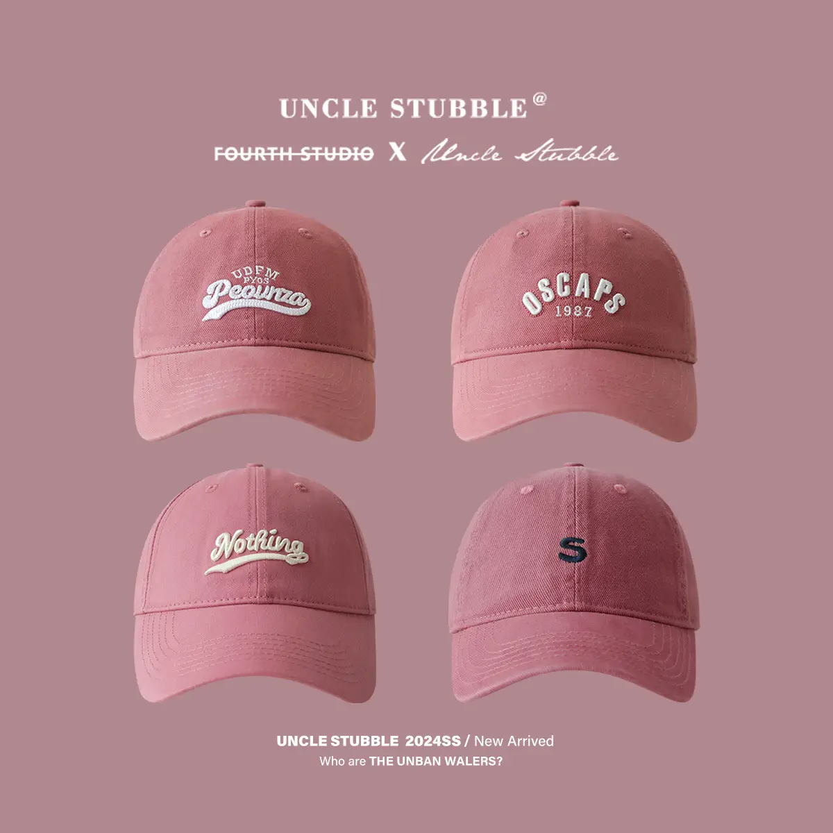 Pink Baseball Cap for Women 2024 New Arrival - Image 17