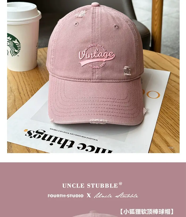 Pink Baseball Cap for Women 2024 New Arrival — feature 12