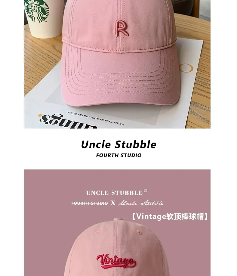 Pink Baseball Cap for Women 2024 New Arrival — feature 3