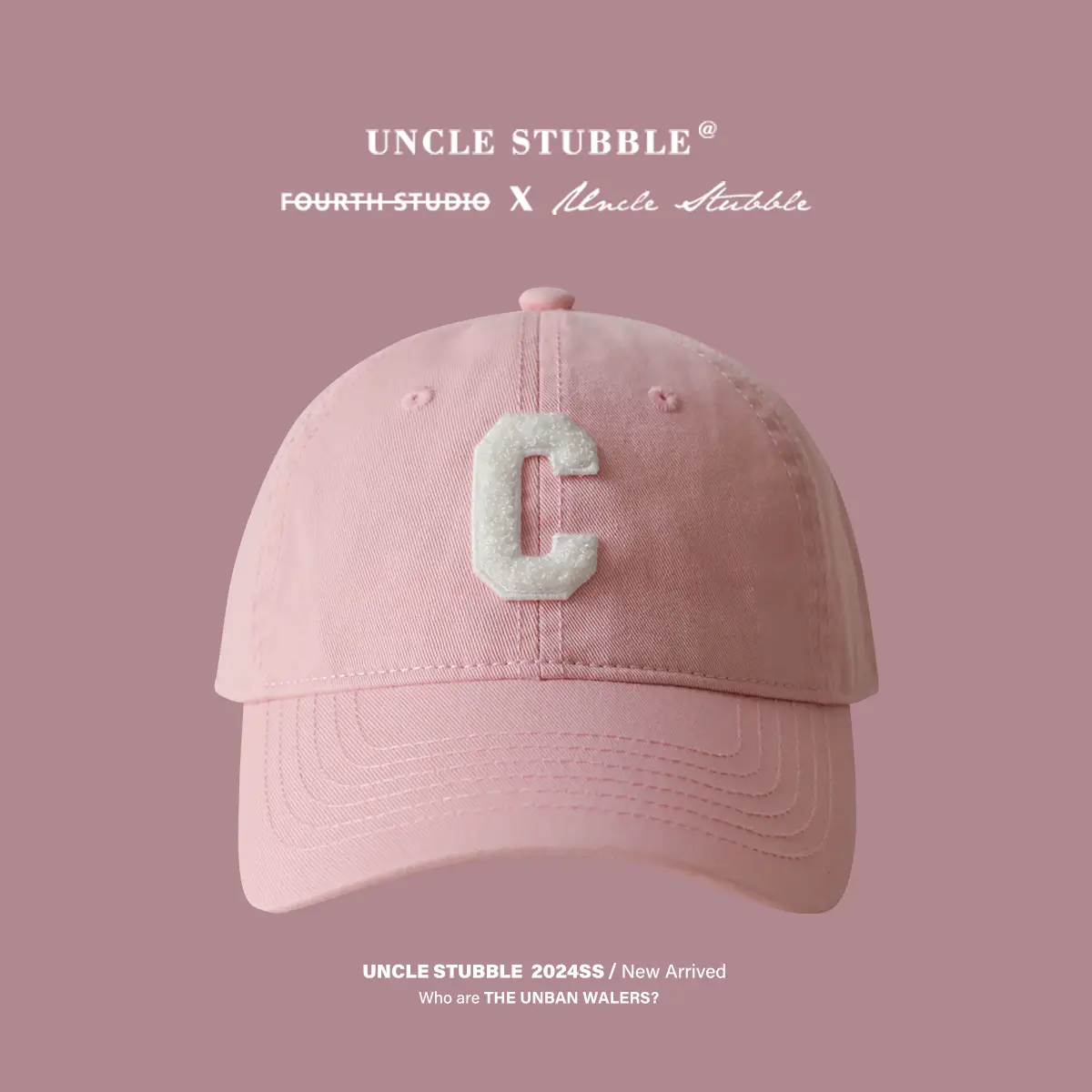 Pink Baseball Cap for Women 2024 New Arrival - Image 3