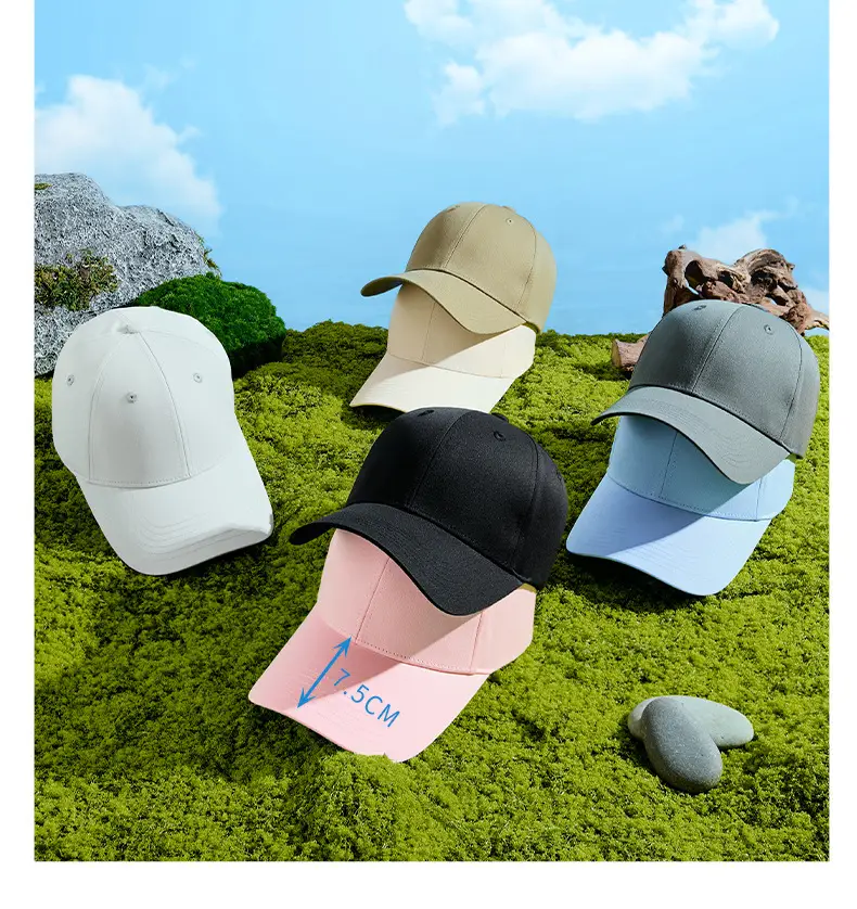 Women Grey Baseball Cap Sun Shade Travel Party Hat — feature 13