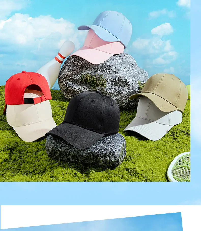 Women Grey Baseball Cap Sun Shade Travel Party Hat — feature 17