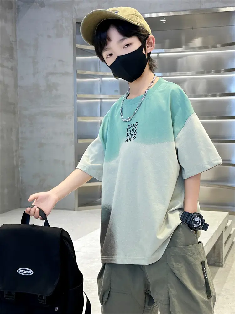 Tie-Dye Kids T-Shirt for Boys Summer Cool Style - Image 6