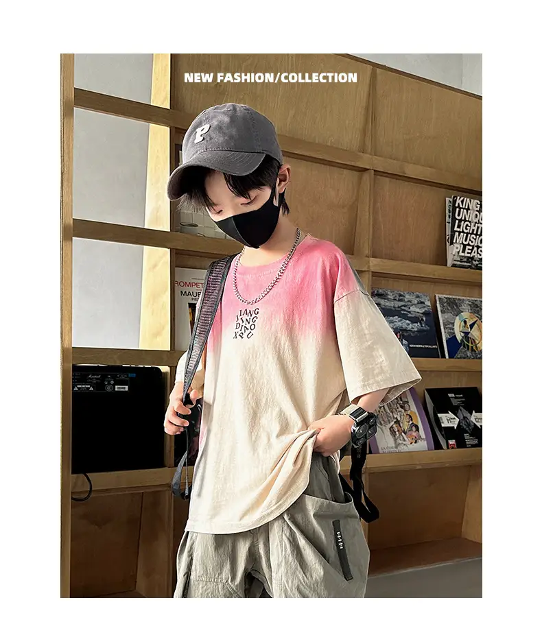 Tie-Dye Kids T-Shirt for Boys Summer Cool Style — feature 11