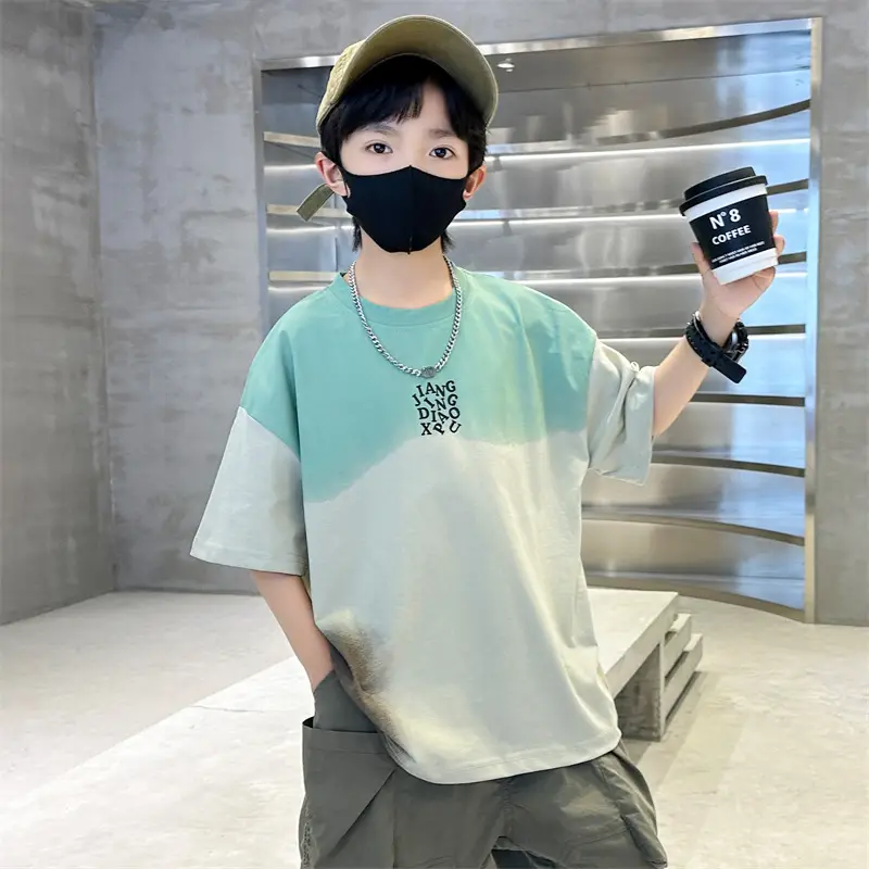 Tie-Dye Kids T-Shirt for Boys Summer Cool Style — feature 12