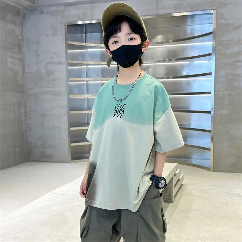 Tie-Dye Kids T-Shirt for Boys Summer Cool Style — feature 13