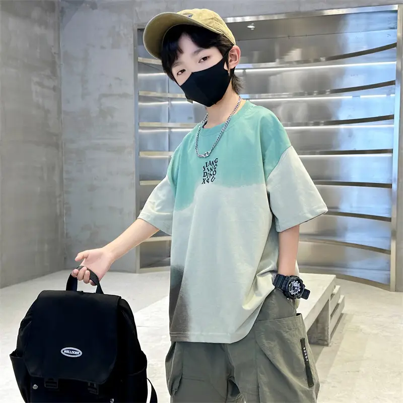Tie-Dye Kids T-Shirt for Boys Summer Cool Style — feature 17