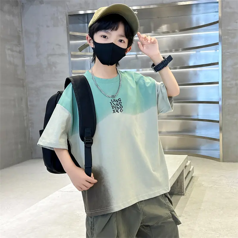 Tie-Dye Kids T-Shirt for Boys Summer Cool Style — feature 18