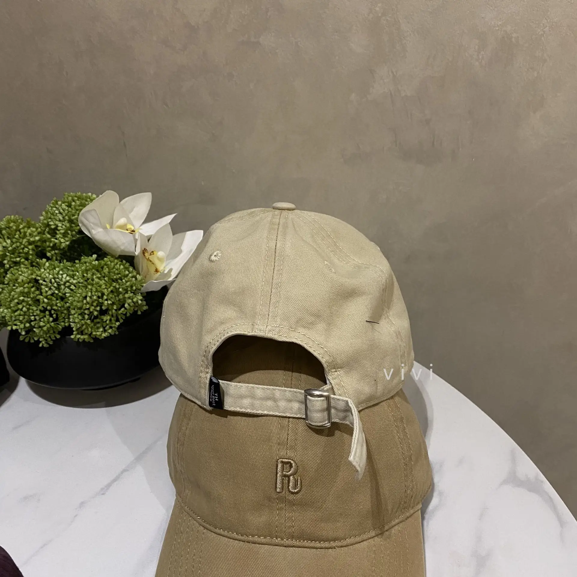 Embroidered R Cap Women Spring Summer Breathable - Image 10