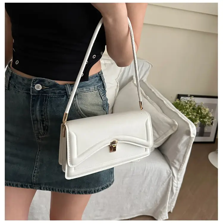 Women's Brown Leather Shoulder Bag 2024 Spring — feature 12