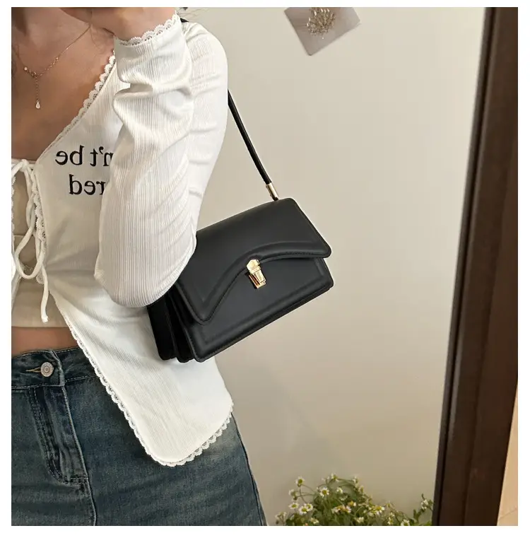Women's Brown Leather Shoulder Bag 2024 Spring — feature 19