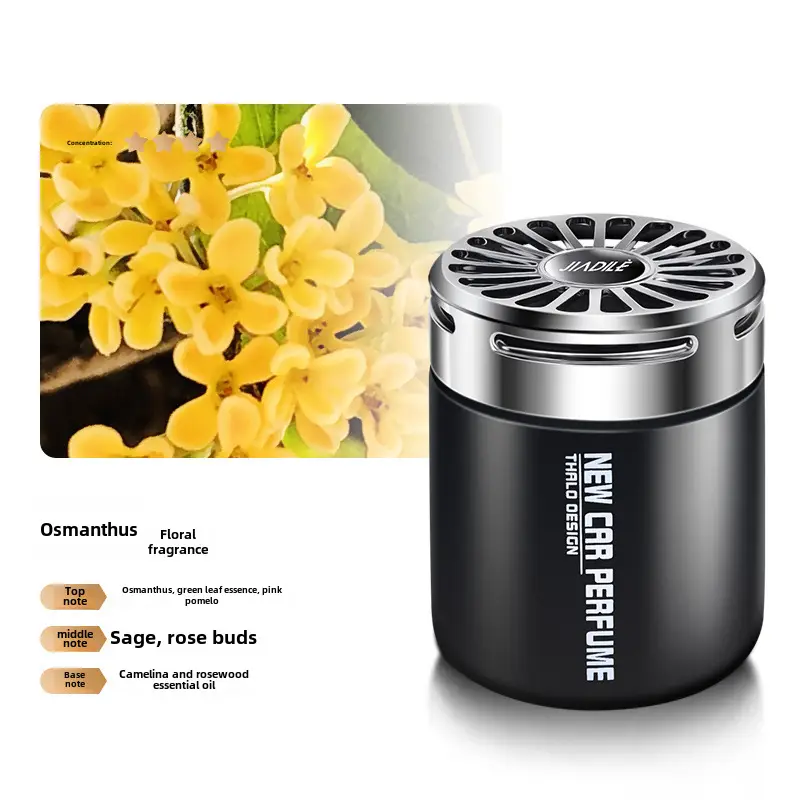 Car Aromatherapy Car Perfume Odor Removal High-end Fragrance for Men and Women Car Air Freshener Solid Light Fragrance Lasting - Image 2