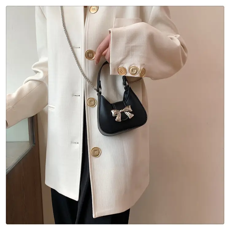 Pink Bow Shoulder Bag for Women 2024 Spring — feature 16