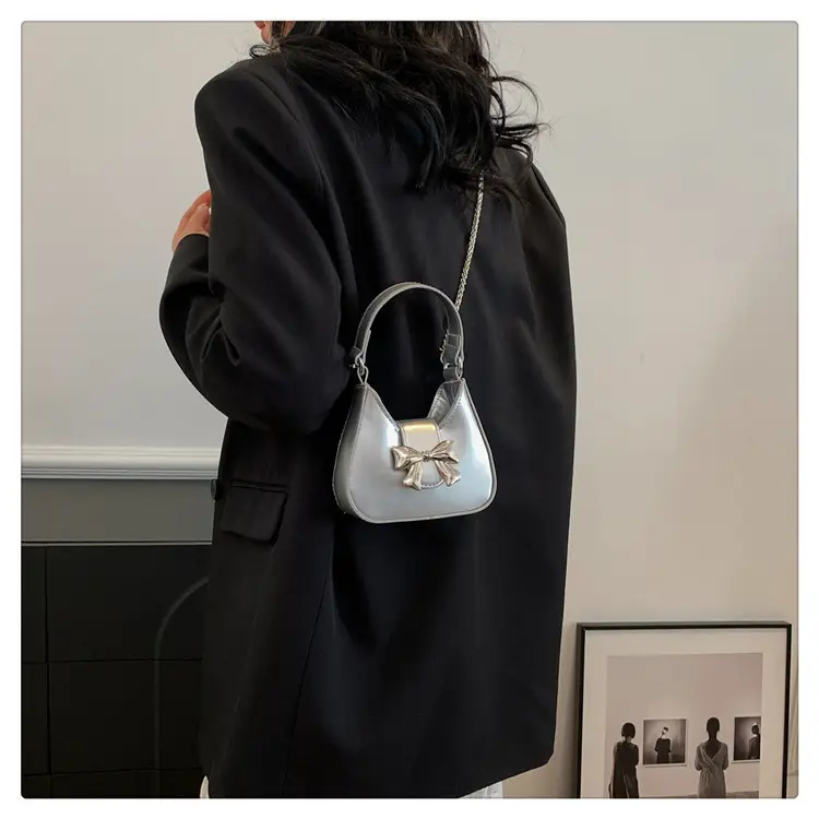 Pink Bow Shoulder Bag for Women 2024 Spring — feature 20