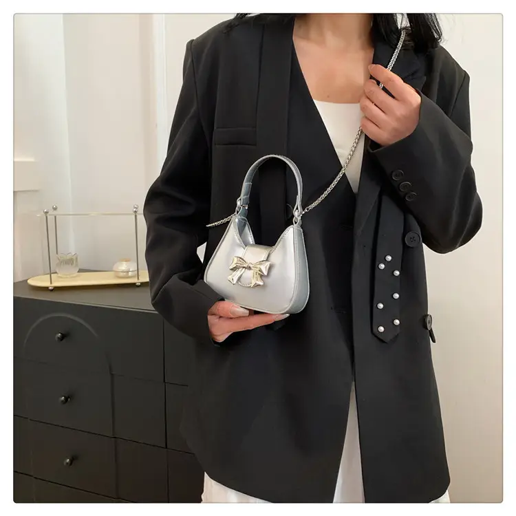 Pink Bow Shoulder Bag for Women 2024 Spring — feature 22