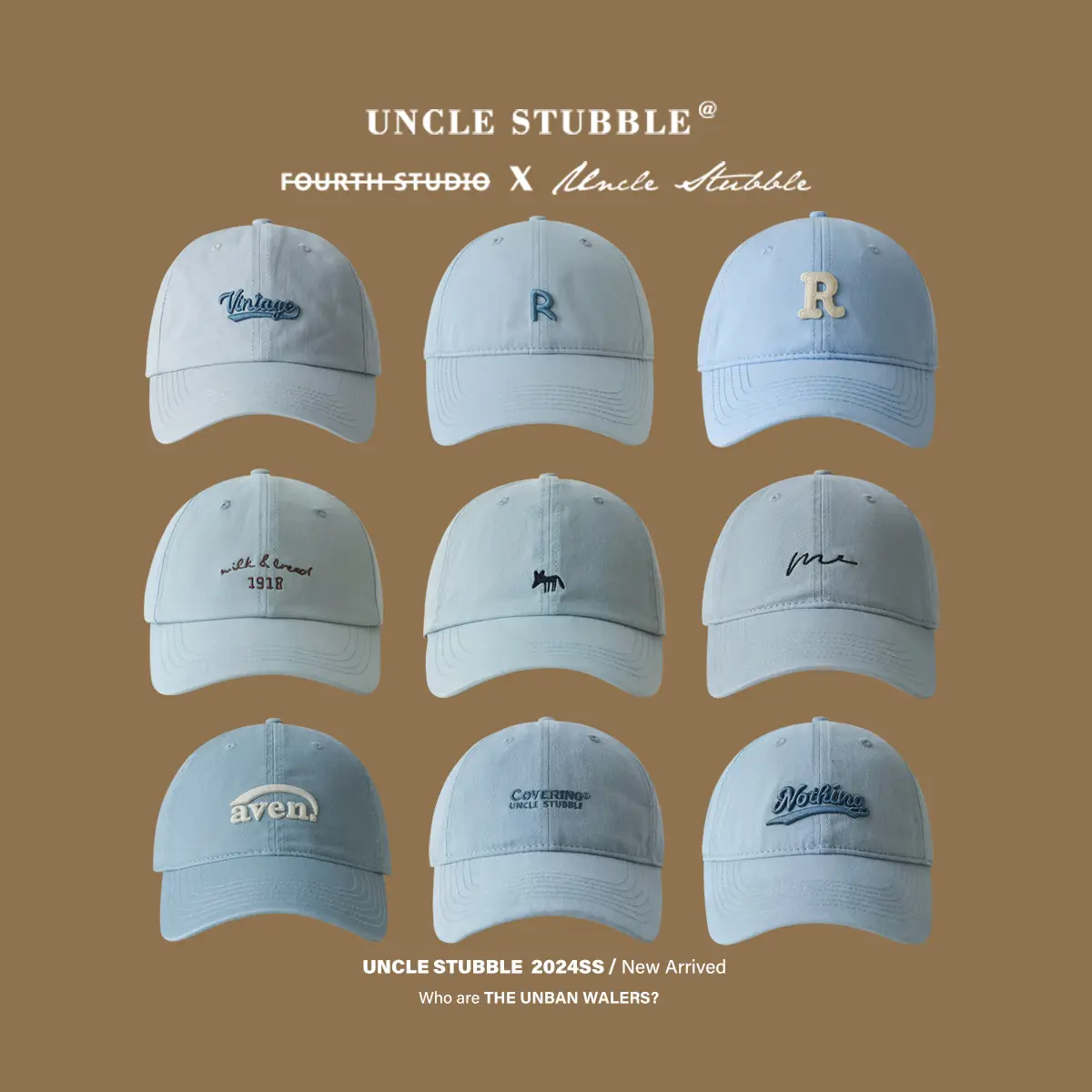 Light Blue Denim Baseball Cap with Bow Embroidery for Women - Image 25