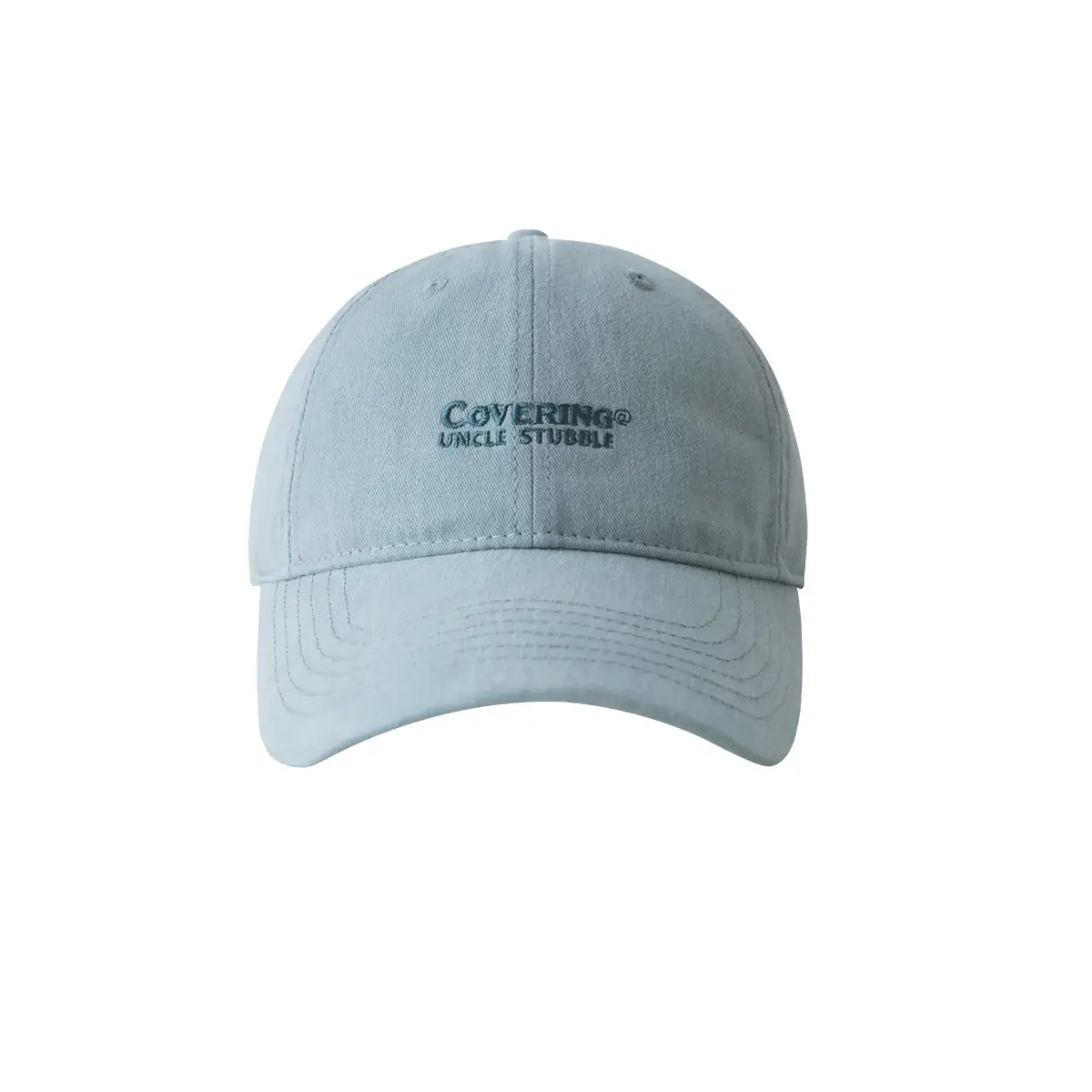 Light Blue Denim Baseball Cap with Bow Embroidery for Women - Image 26