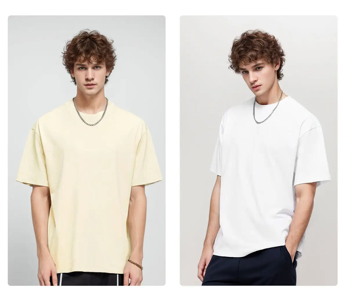 Pink Short Sleeve Men's T-Shirt 220g — feature 11