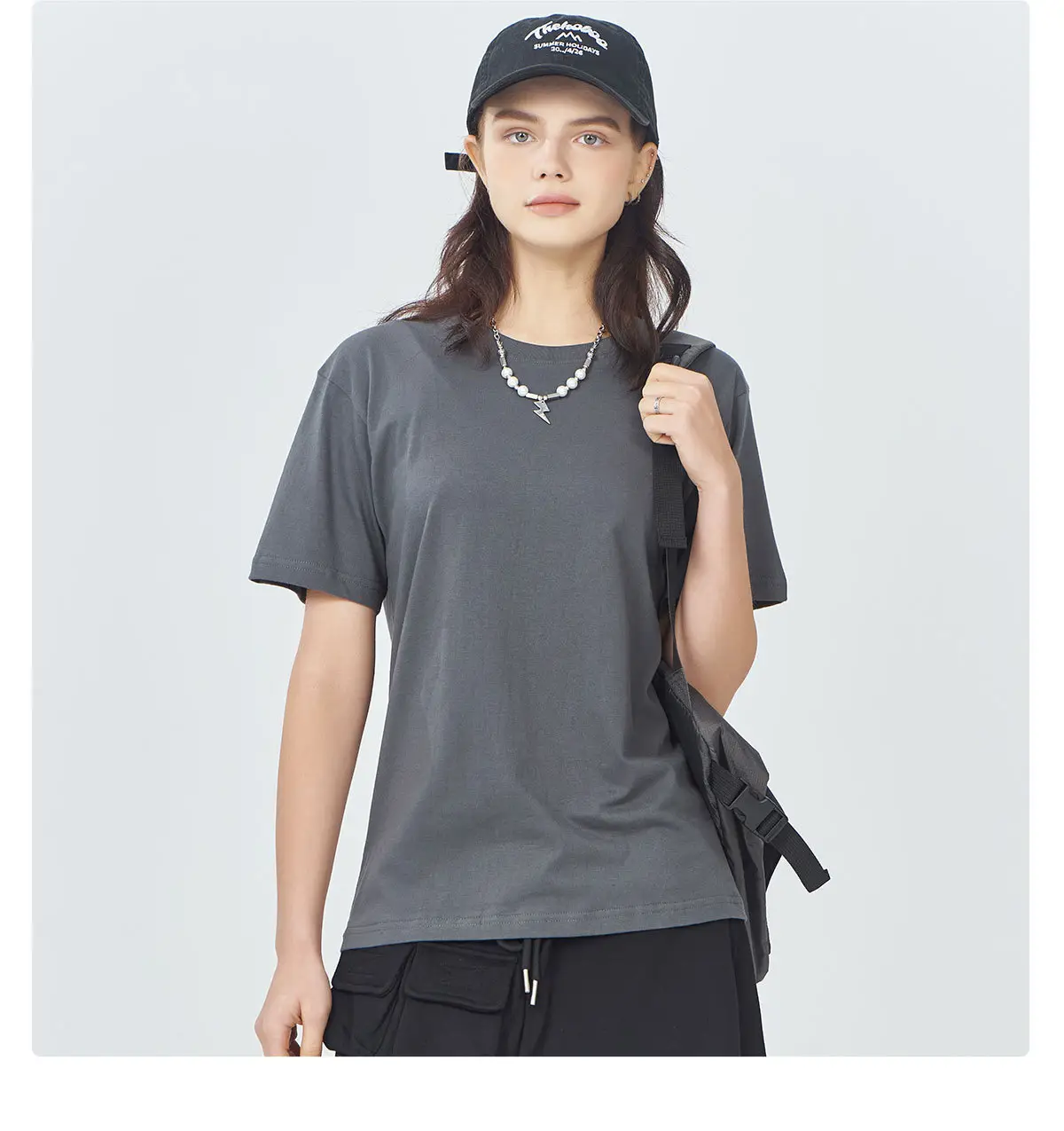 Pink Short Sleeve Men's T-Shirt 220g — feature 12