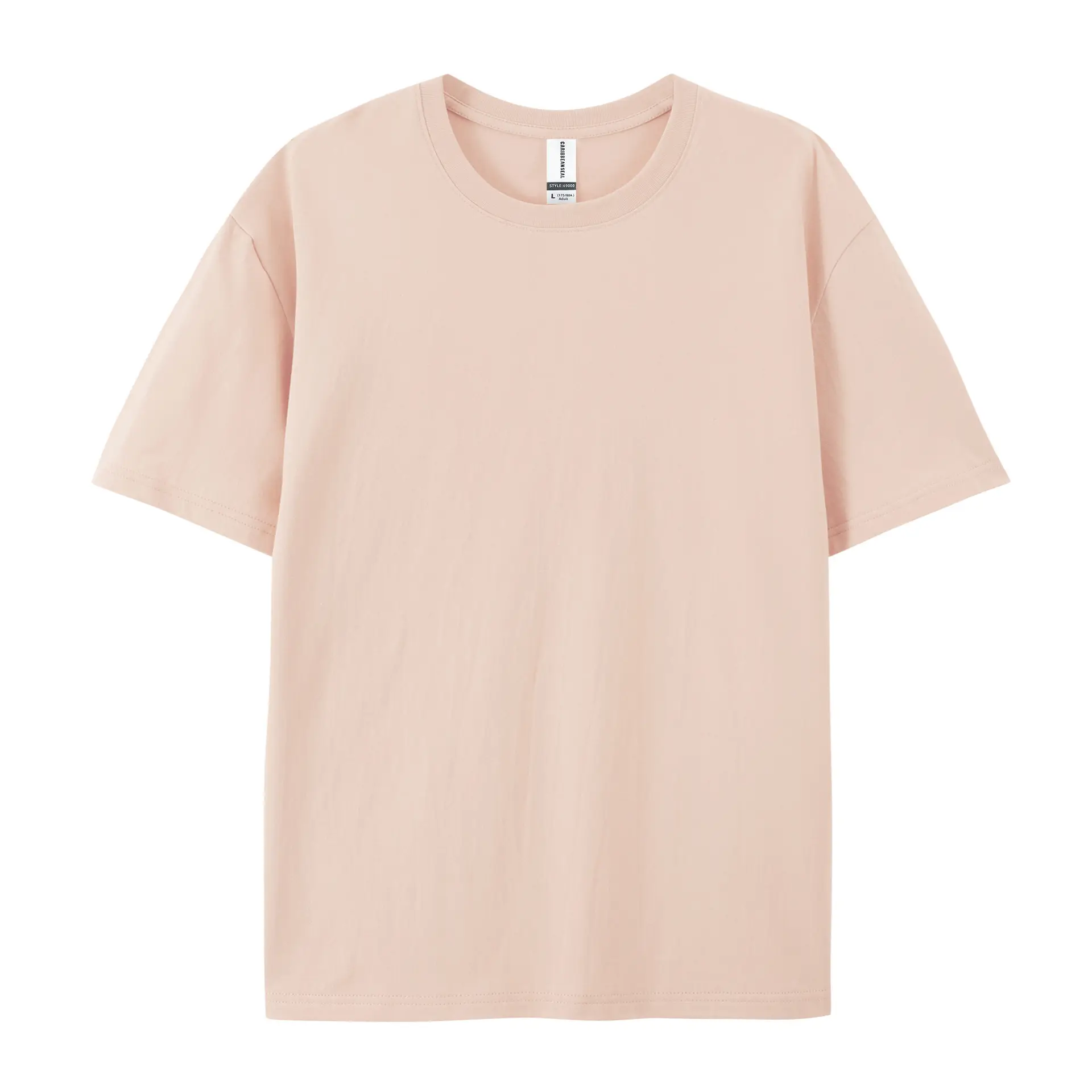 Pink Short Sleeve Men's T-Shirt 220g - Image 16