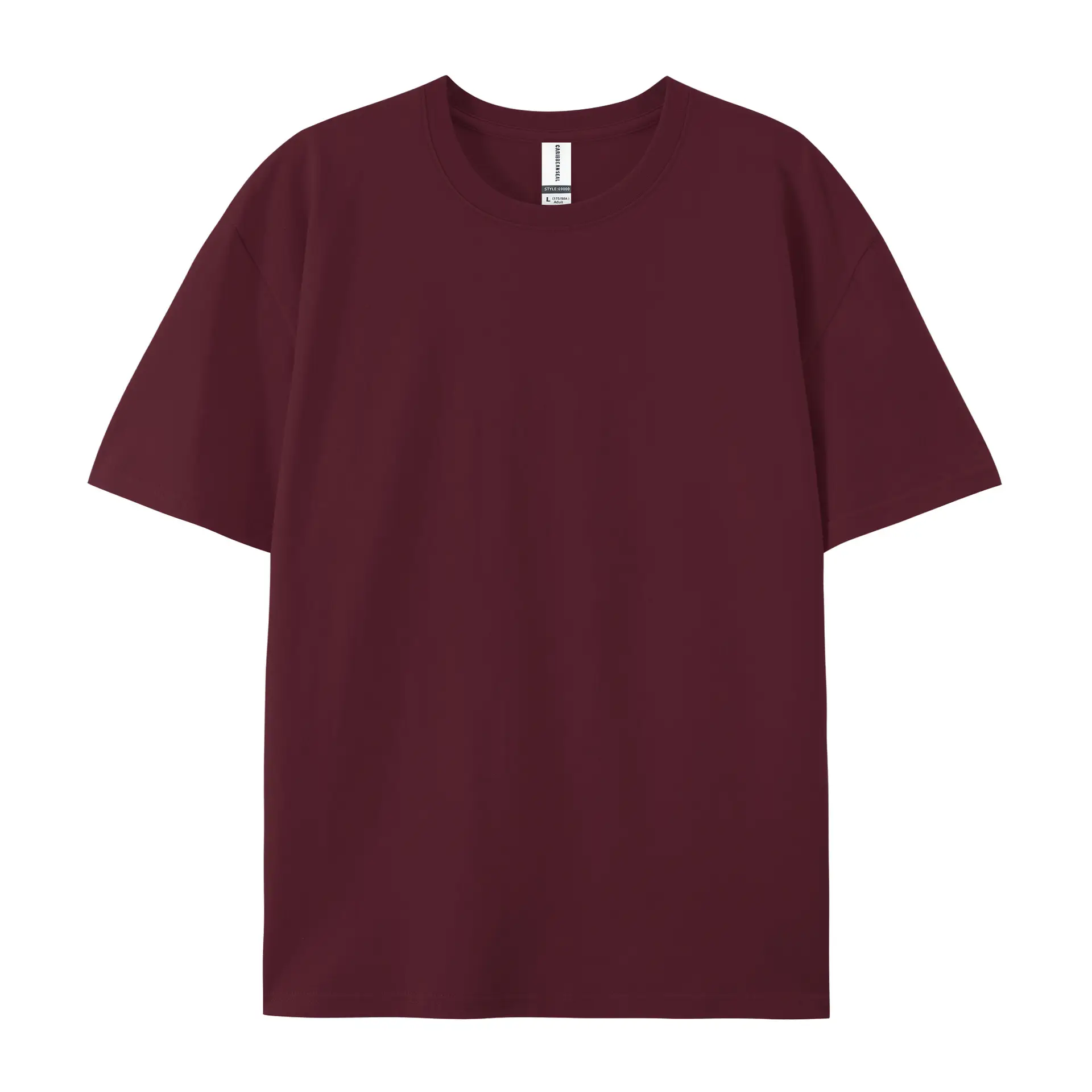 Pink Short Sleeve Men's T-Shirt 220g - Image 18