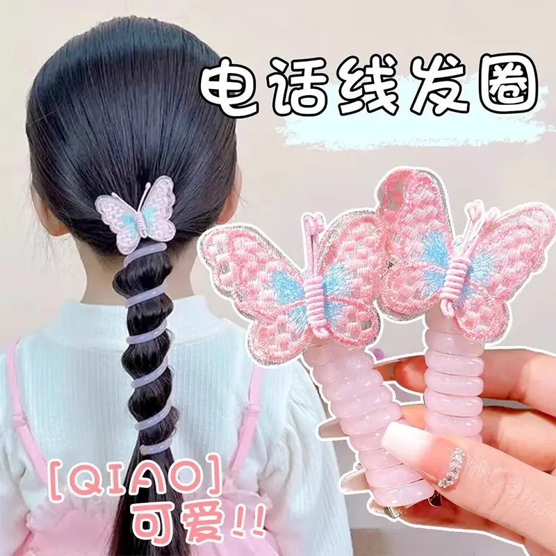 Children's Butterfly Hair Rope for Girls - Image 7