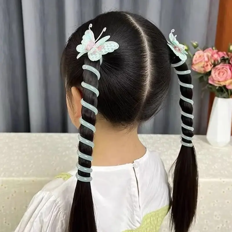 Children's Butterfly Hair Rope for Girls - Image 8