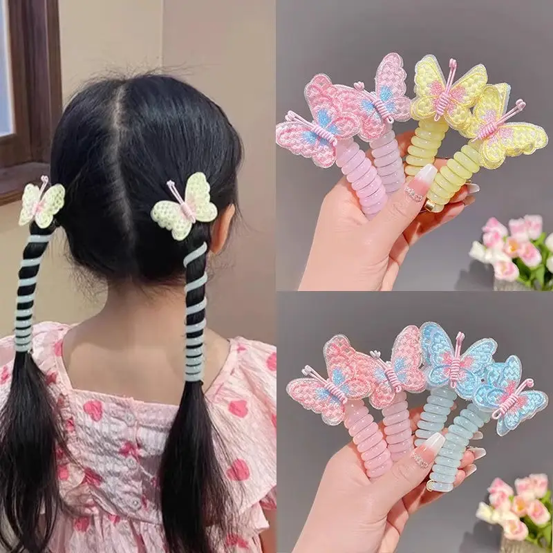 Children's Butterfly Hair Rope for Girls - Image 9