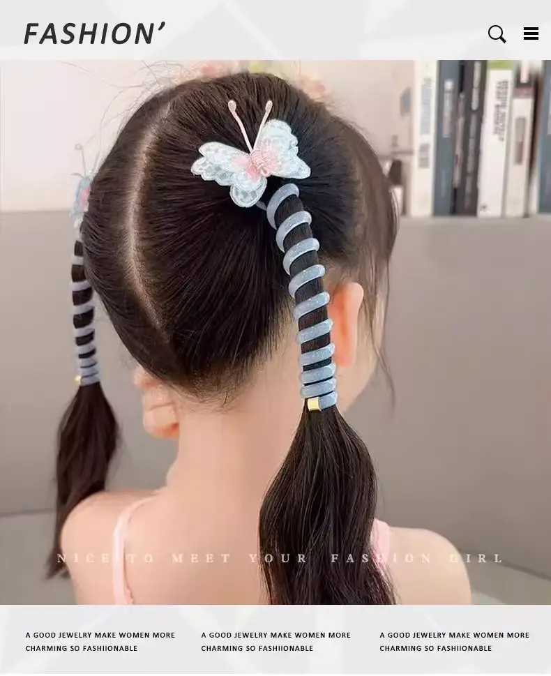 Children's Butterfly Hair Rope for Girls — feature 5
