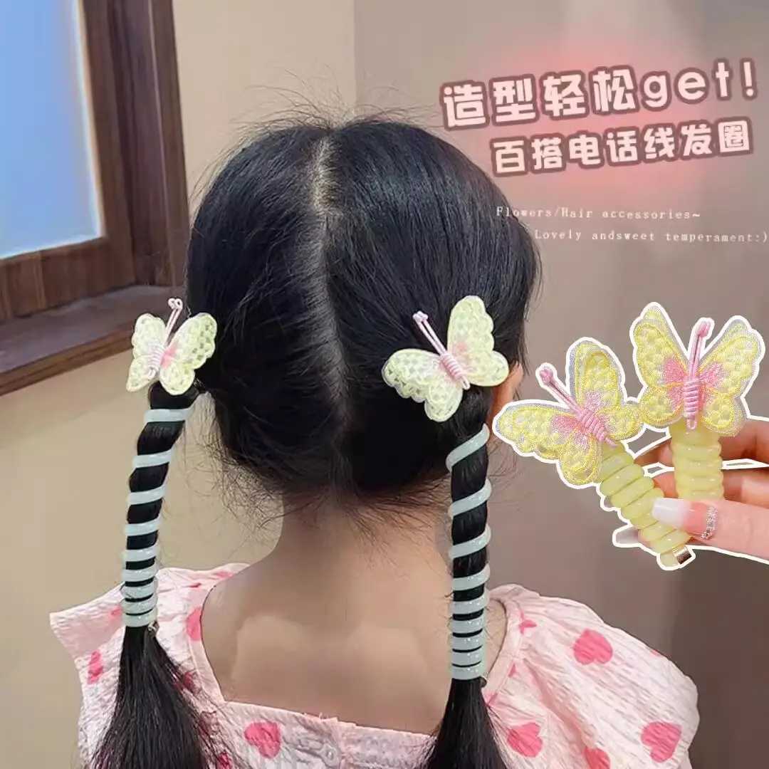 Children's Butterfly Hair Rope for Girls — feature 9
