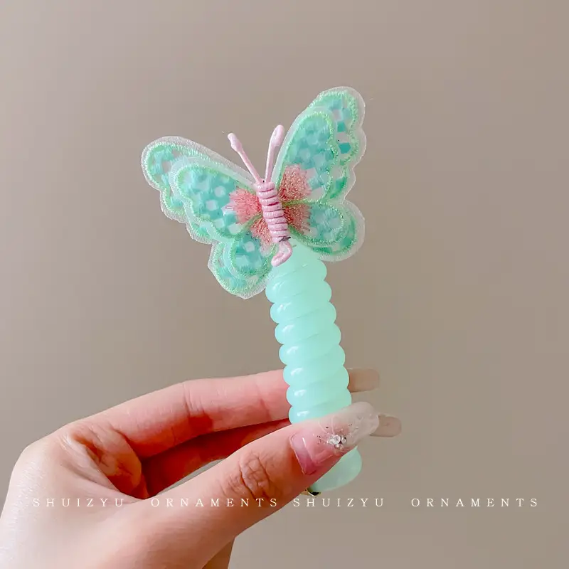 Children's Butterfly Hair Rope for Girls - Image 4