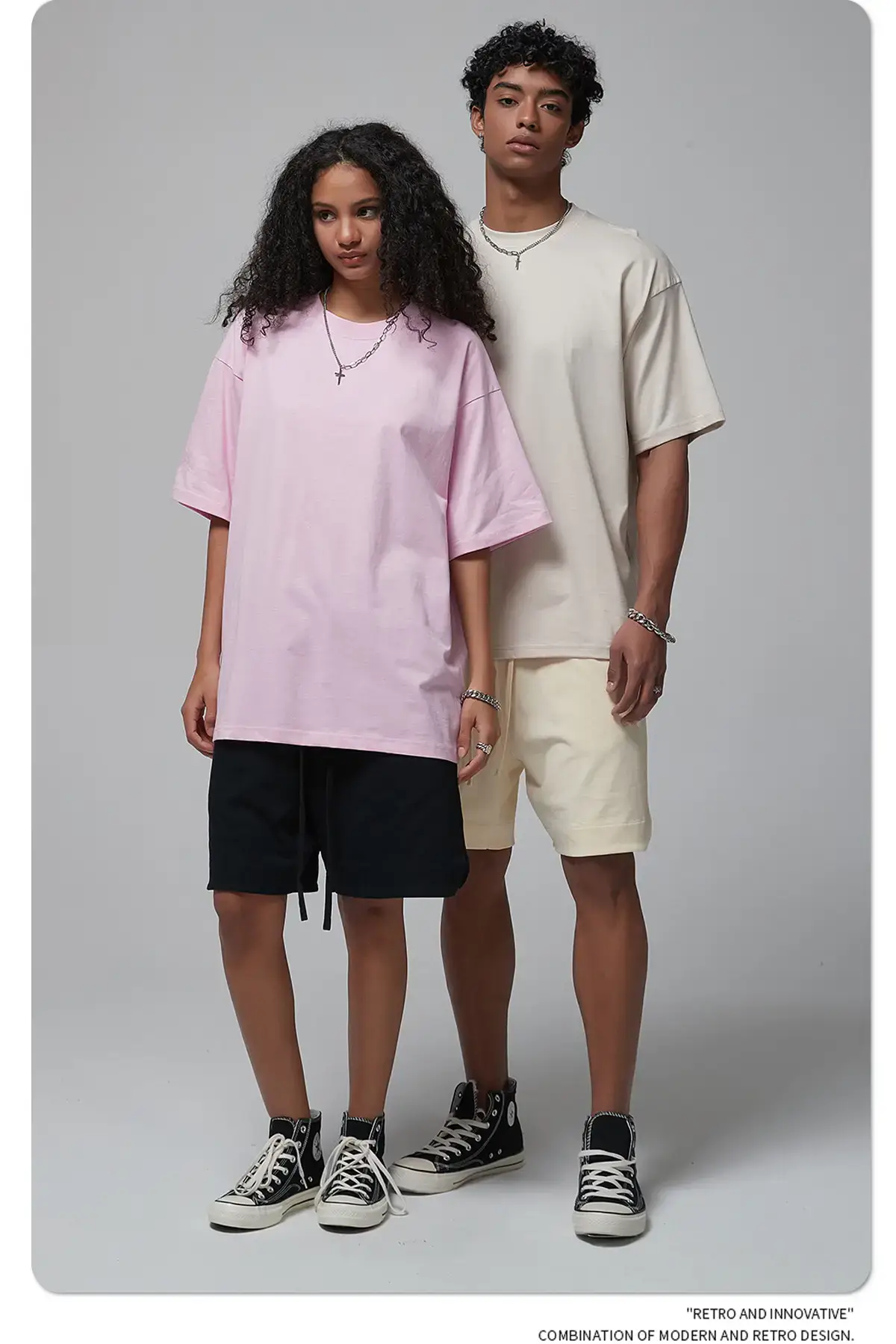 2025 Men Pure Cotton Loose Blue T-Shirt — feature 51
