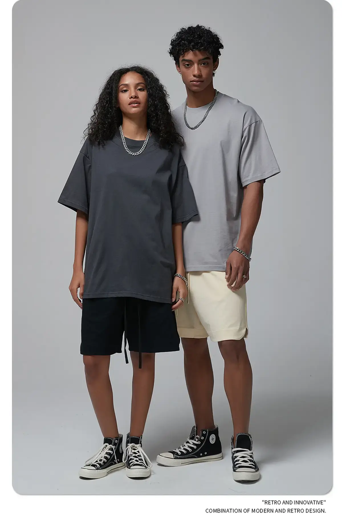2025 Men Pure Cotton Loose Blue T-Shirt — feature 7