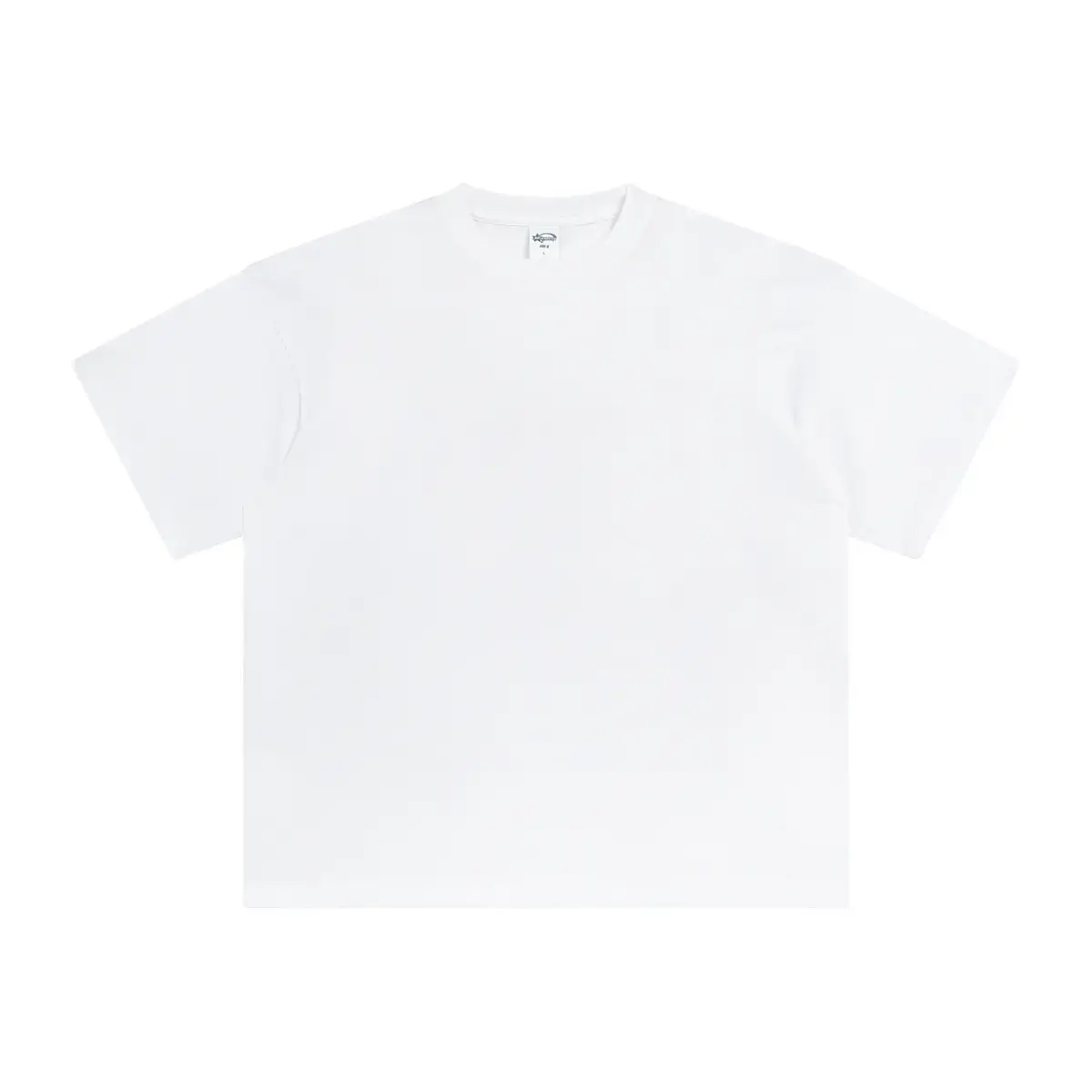 2025 Men Pure Cotton Loose Blue T-Shirt
