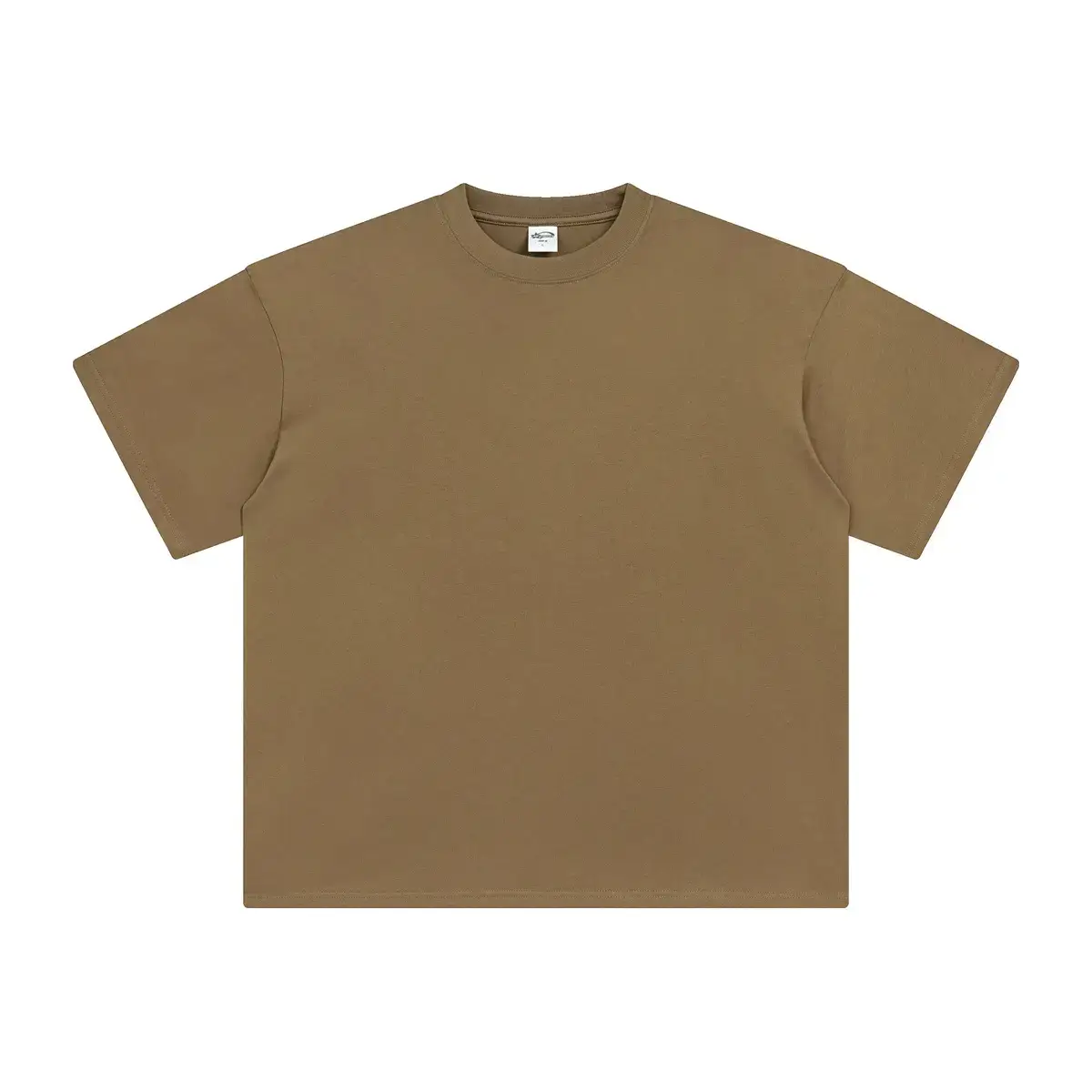 2025 Men Pure Cotton Loose Blue T-Shirt