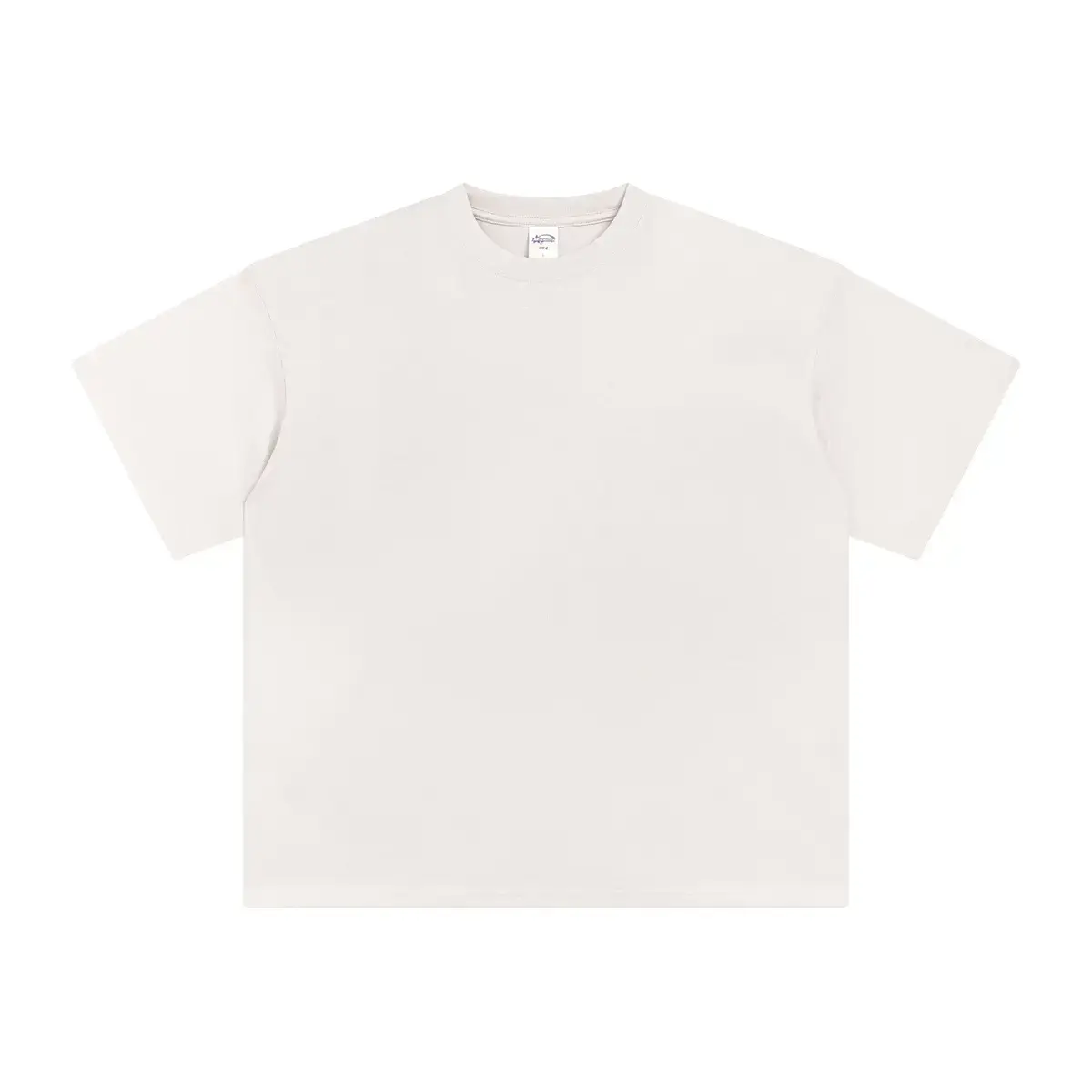 2025 Men Pure Cotton Loose Blue T-Shirt