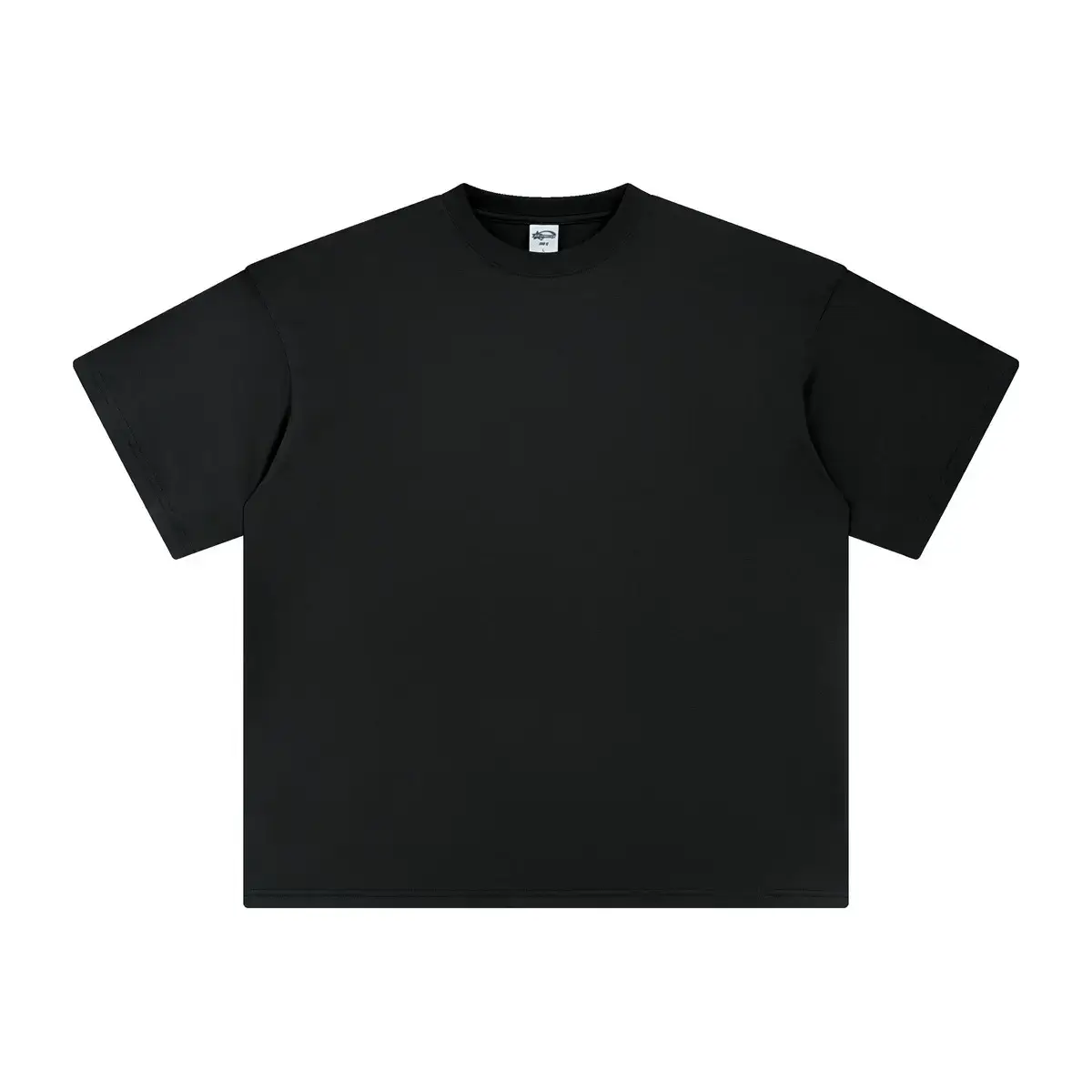 2025 Men Pure Cotton Loose Blue T-Shirt