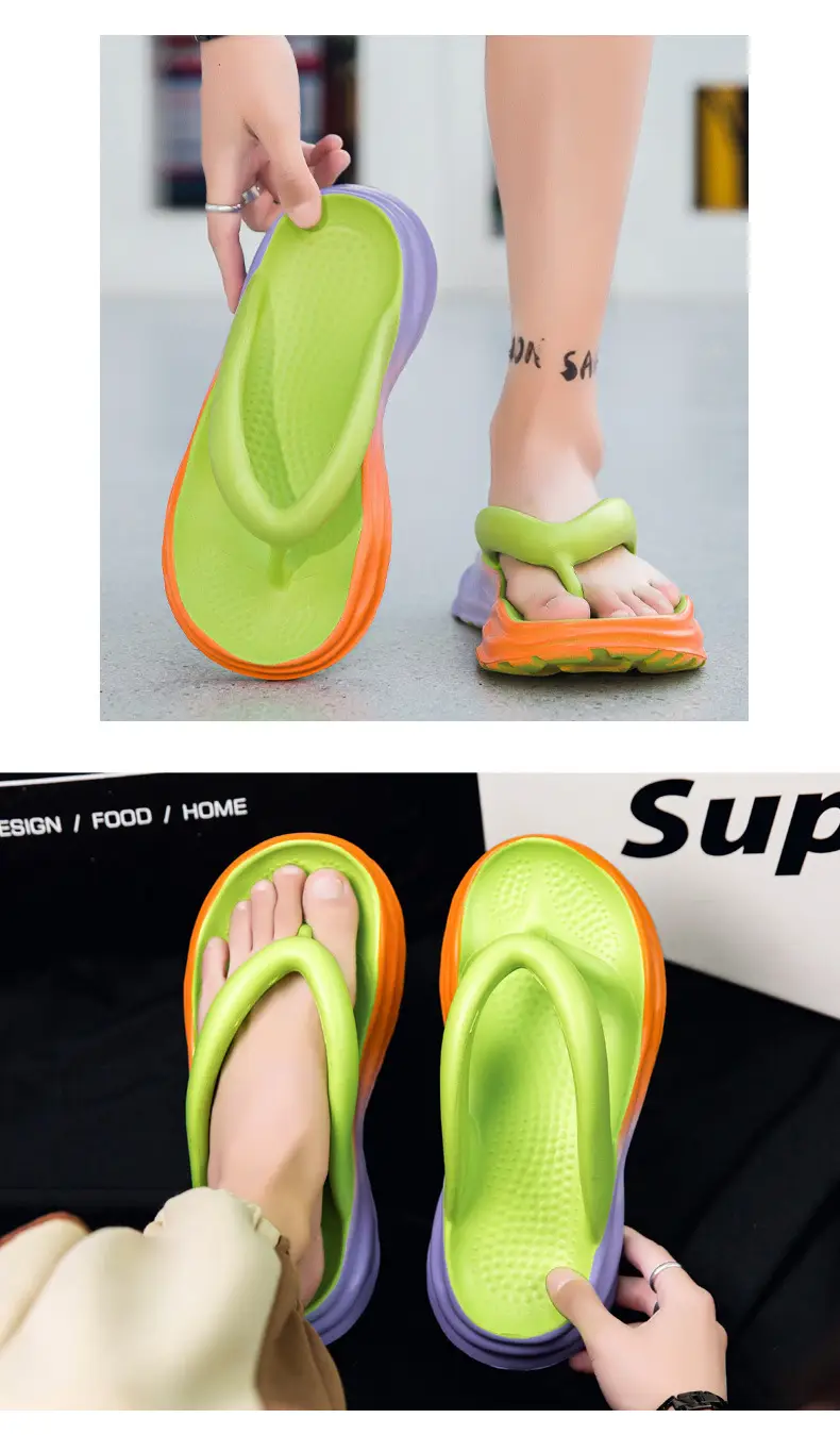 2024 Men's Green EVA Flip Flops Non-Slip — feature 11