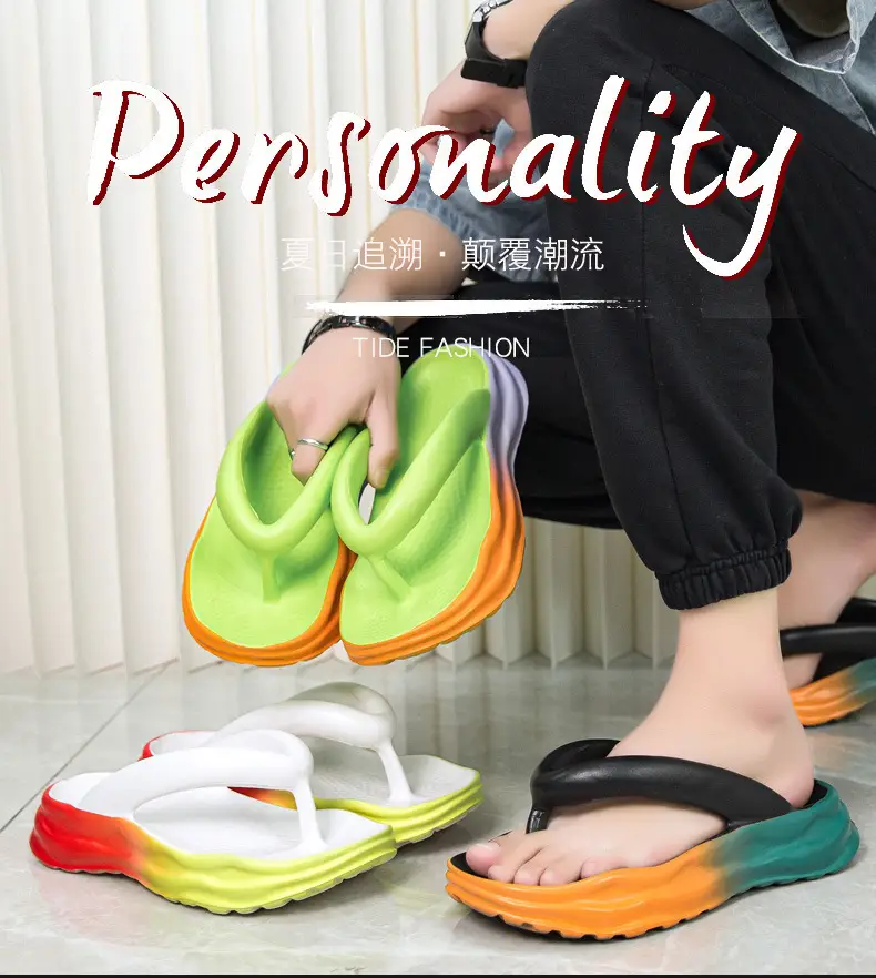 2024 Men's Green EVA Flip Flops Non-Slip — feature 2