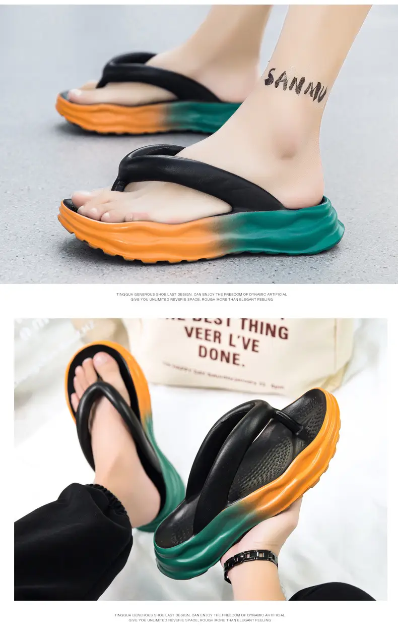 2024 Men's Green EVA Flip Flops Non-Slip — feature 7