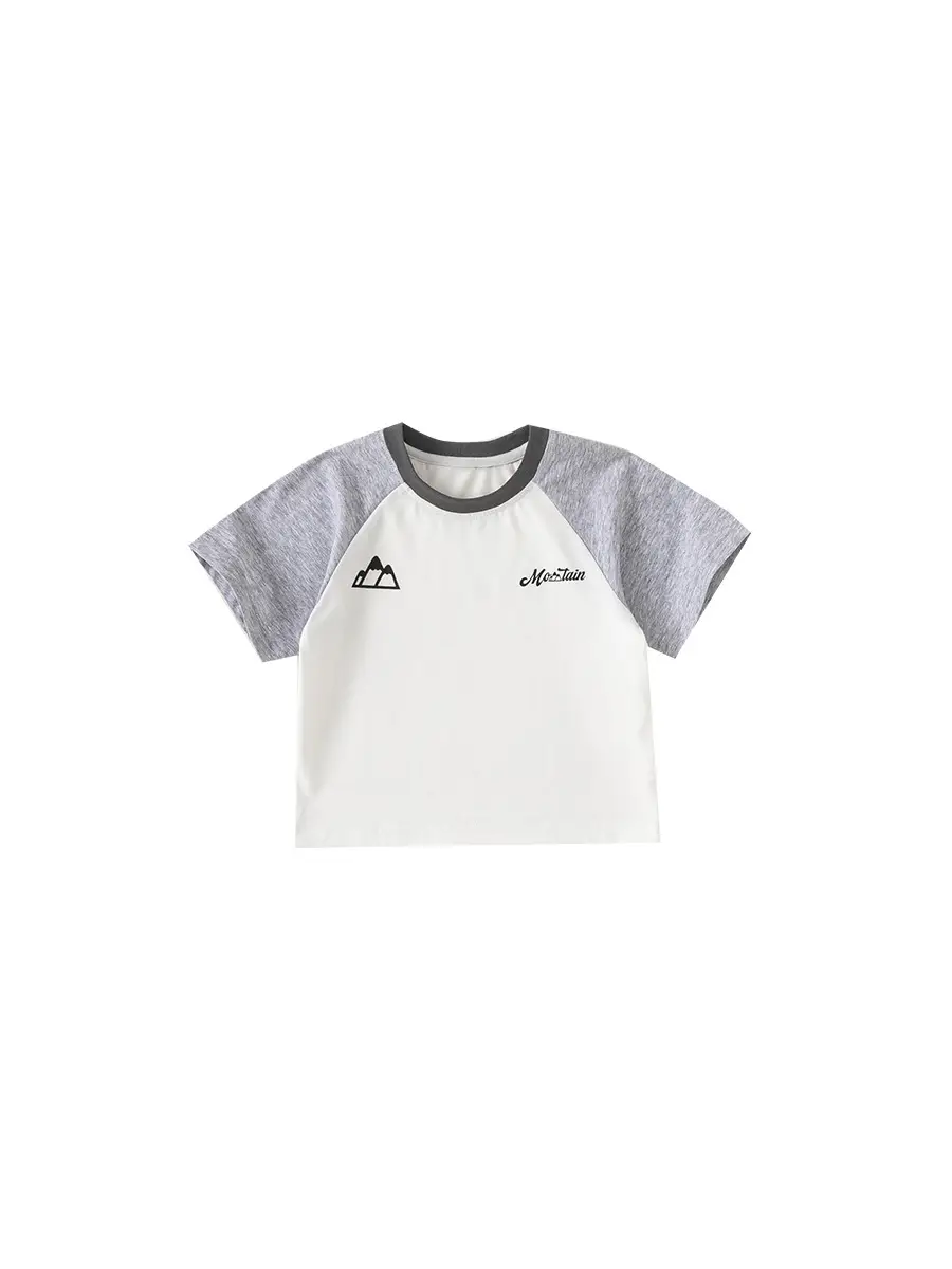 Boys' Cool Blue Green T-Shirt Summer Wear