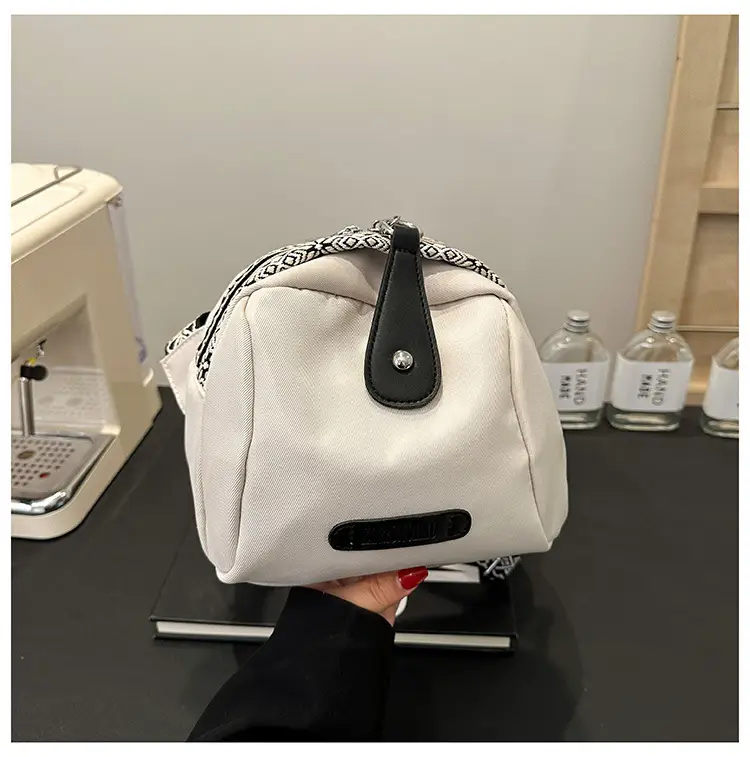 Women's Crossbody Bag White Nylon 2024 Spring — feature 15