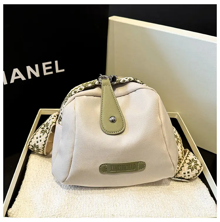 Women's Crossbody Bag White Nylon 2024 Spring — feature 18