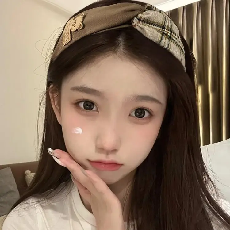 Khaki Women's High Cranial Top Retro Hair Band - Image 9