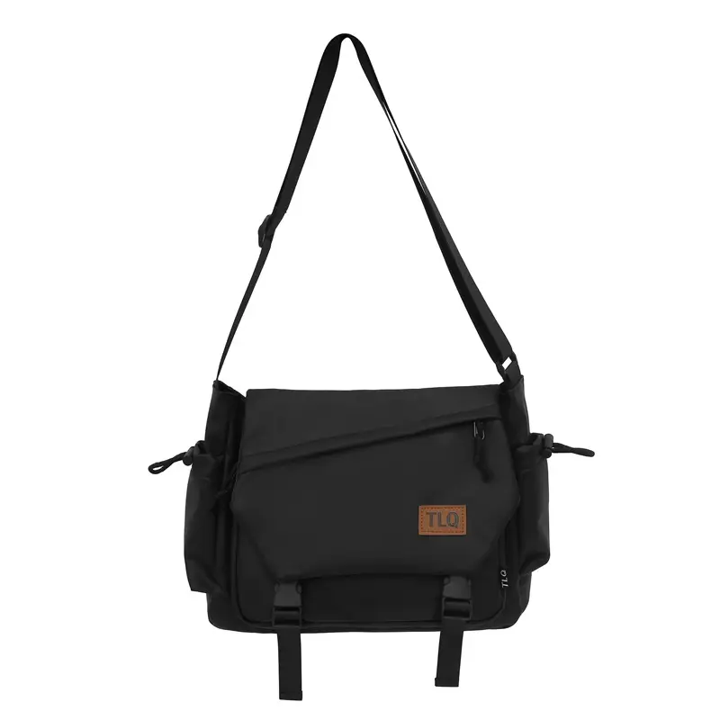 2026 Men's Black Water-Resistant Shoulder Bag - Image 6