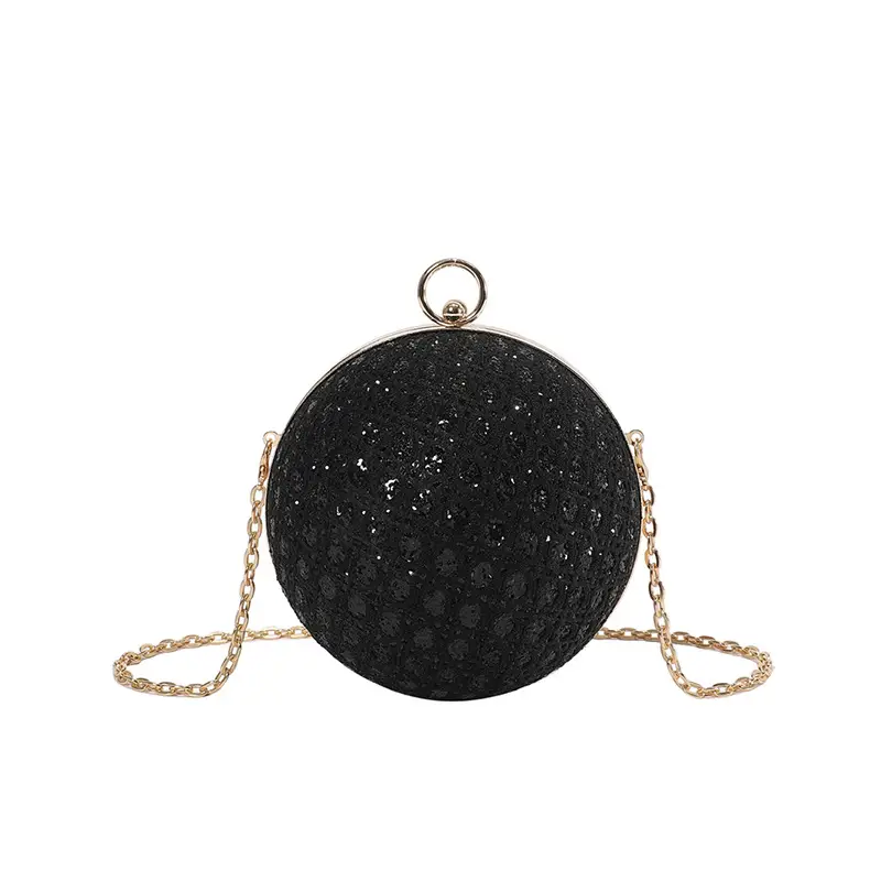 Women Sequin Chain Crossbody Bag Small Elegant Evening Party Bag - Image 10