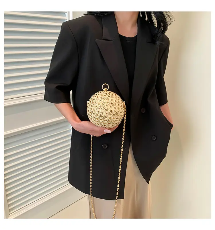 Women Sequin Chain Crossbody Bag Small Elegant Evening Party Bag — feature 21