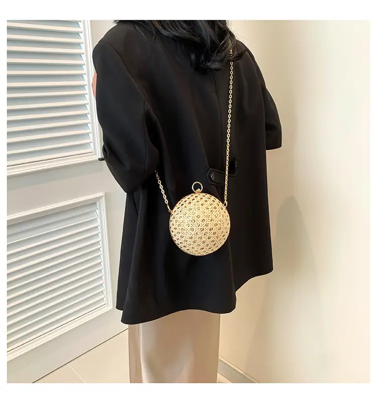Women Sequin Chain Crossbody Bag Small Elegant Evening Party Bag — feature 22