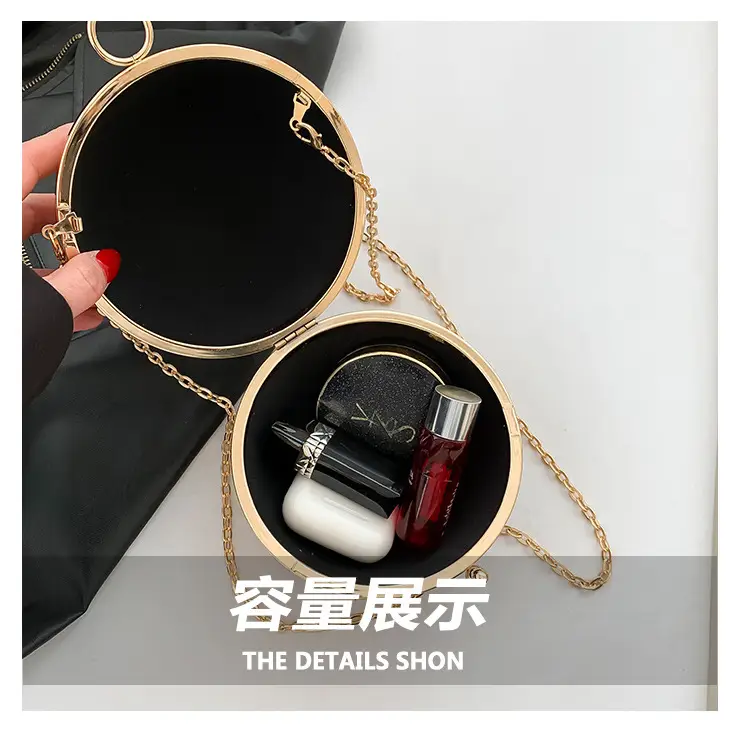 Women Sequin Chain Crossbody Bag Small Elegant Evening Party Bag — feature 7